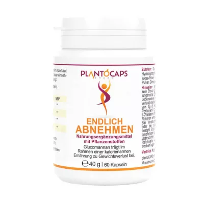 PLANTOCAPS Finally Slimming Capsules, 60 kapsulas PLANTOCAPS Finally Slimming Capsules, 60 kapsulas