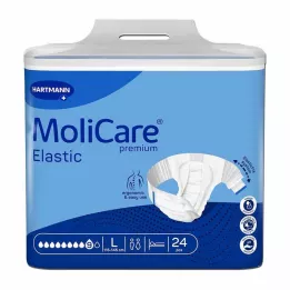 MOLICARE Premium Elastic Slip 9 pilieni, L izmērs, 24 gab