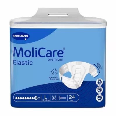 MoliCare® Premium Elastic Slip 9 pilieni L izmērs, 24 gab MoliCare® Premium Elastic Slip 9 pilieni L izmērs, 24 gab