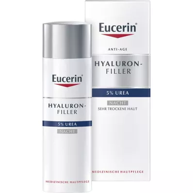 EUCERIN Anti-Age Hyaluron-Filler UREA Nakts krēms, 50 ml