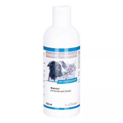 Hexocare šampūns 1% suņiem un kaķiem (250 ml) Hexocare šampūns 1% suņiem un kaķiem (250 ml)