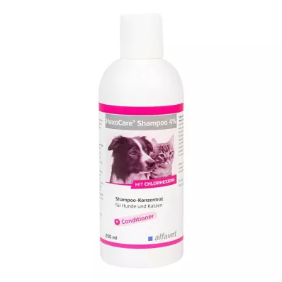 HEXOCARE Šampūns 4% suņiem un kaķiem, 250 ml HEXOCARE Šampūns 4% suņiem un kaķiem, 250 ml