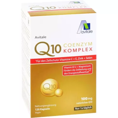 COENZYM Q10 100 mg kapsulas+vitamīni+minerālvielas, 120 gab