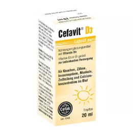 CEFAVIT D3 Šķidrie pilieni iekšķīgai lietošanai, 20 ml