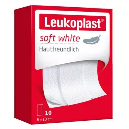 LEUKOPLAST mīksts balts ģipsis 6x10 cm, 10 gab