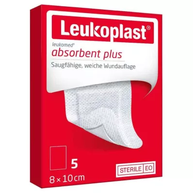 LEUKOPLAST Leukomed sterils 8x10 cm brūču pārsējs, 5 gab