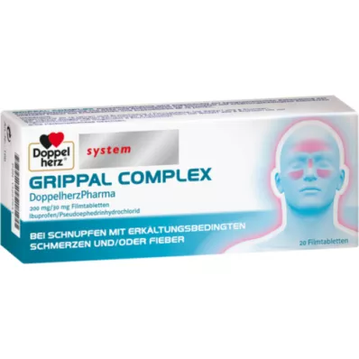 GRIPPAL COMPLEX DoppelherzPharma 200 mg/30 mg FTA, 20 gab