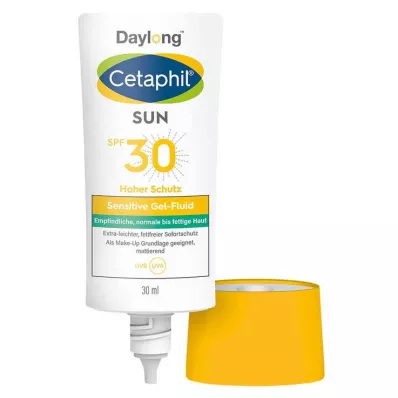 Cetaphil Sun jutīgs gēla šķidrums SPF 30 saules aizsardzība, 30 ml Cetaphil Sun jutīgs gēla šķidrums SPF 30 saules aizsardzība, 30 ml