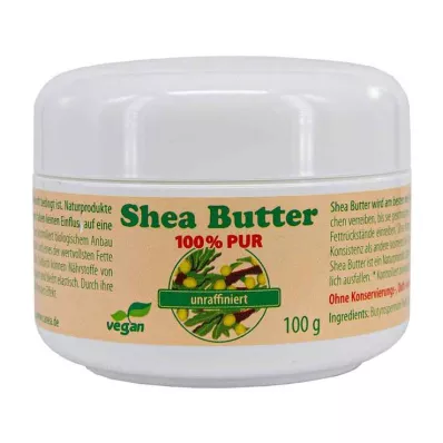 SHEABUTTER nerafinēts 100% tīrs, 100 g SHEABUTTER nerafinēts 100% tīrs, 100 g