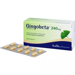 GINGOBETA 240 mg apvalkotās tabletes, 50 gab