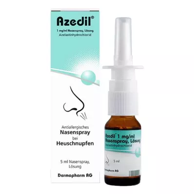 AZEDIL 1 mg/ml deguna aerosola šķīdums, 5 ml AZEDIL 1 mg/ml deguna aerosola šķīdums, 5 ml