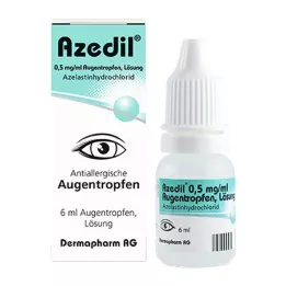 AZEDIL 0,5 mg/ml acu pilienu šķīdums, 6 ml
