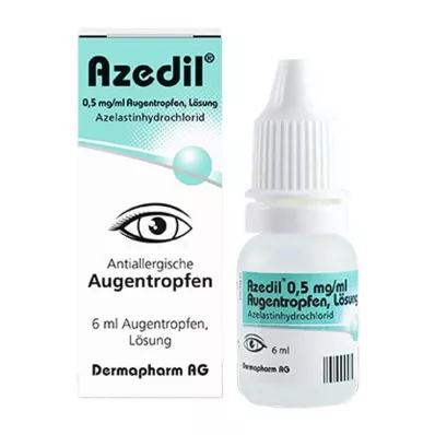 Azedil® ar azelastīna acu pilieniem, 6 ml