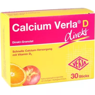 CALCIUM VERLA D direct granulas, 30 gab