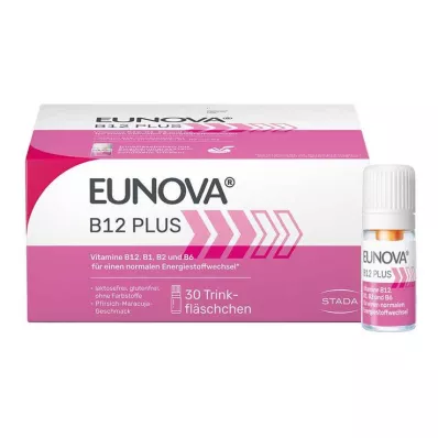 Eunova B12 Plus šķīdums iekšķīgai lietošanai, 30X8 ml