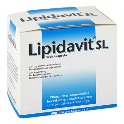Lipidavit SL mīkstās kapsulas, 100 kapsulas Lipidavit SL mīkstās kapsulas, 100 kapsulas