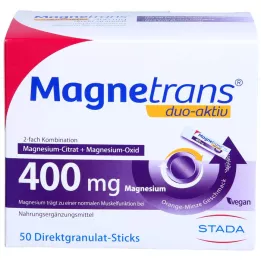 MAGNETRANS duo-aktiv 400 mg nūjiņas, 50 gab