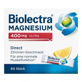 BIOLECTRA Magnijs 400 mg ultra Direct Lemon, 60 kapsulas