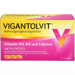 VIGANTOLVIT D3 K2 kalcija vitamīns, 60 kapsulas, 60 kapsulas