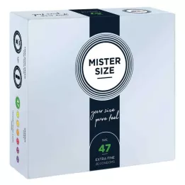 MISTER 47 izmēra prezervatīvi, 36 gab