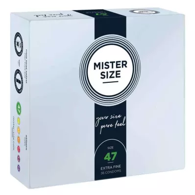 MISTER SIZE 47 prezervatīvi, 36 gab