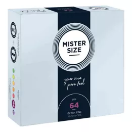 Mister 64 izmēra prezervatīvi (36 gab.)