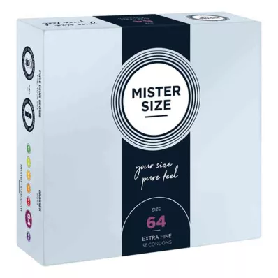MISTER 64 izmēra prezervatīvi, 36 gab
