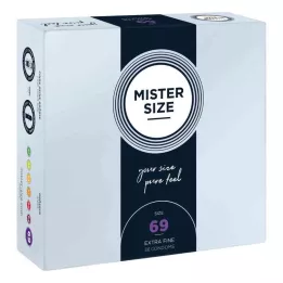 MISTER 69 izmēra prezervatīvi, 36 gab