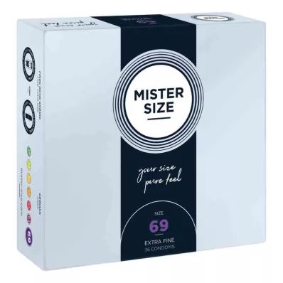 Mister 69 izmēra prezervatīvi (36 gab.)