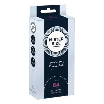 MISTER 64 izmēra prezervatīvi, 10 gab