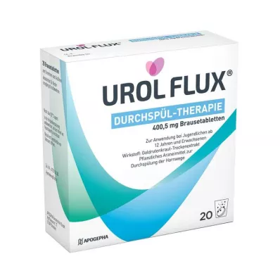 UROL FLUX Irigācijas terapija 400,5 mg putojošas tabletes, 20 gab