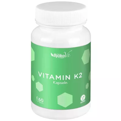 VITAMIN K2 MK7 all-trans vegan kapsulas, 60 kapsulas VITAMIN K2 MK7 all-trans vegan kapsulas, 60 kapsulas
