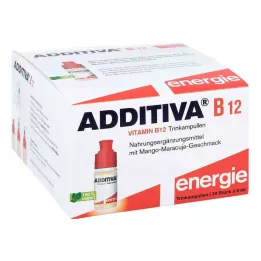 ADDITIVA B12 vitamīna dzeramās ampulas, 30X8 ml