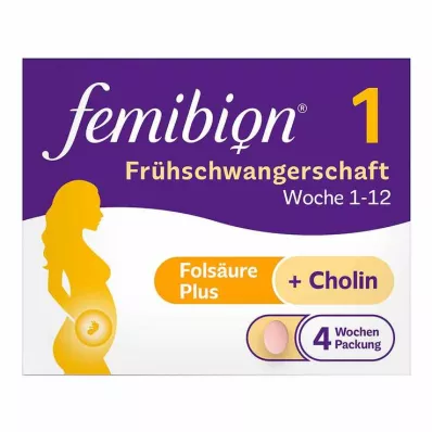 Femibion 1 agrīnas grūtniecības tabletes – 28 gab. 4 nedēļu iepakojumā, 28 gab