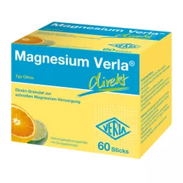 MAGNESIUM VERLA tiešās citrusaugļu granulas, 60 gab