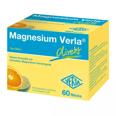 Magnesium Verla tiešās granulas Citrusaugļi, 60 gab Magnesium Verla tiešās granulas Citrusaugļi, 60 gab