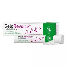 GELOREVOICE Tabletes rīklē bez melnā plūškoka-mentola, 20 gab