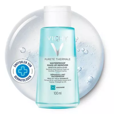 Vichy Purete Thermale acu kosmētikas noņemšanas līdzeklis ūdensizturīgs / R, 100 ml Vichy Purete Thermale acu kosmētikas noņemšanas līdzeklis ūdensizturīgs / R, 100 ml