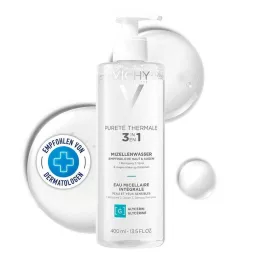 VICHY PURETE Thermale minerālais micelārais šķidrums Sensitive, 400 ml