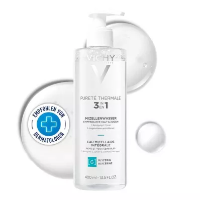 VICHY PURETE Thermale minerālais micelārais šķidrums Sensitive, 400 ml