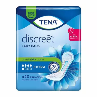 TENA LADY Diskrēti spilventiņi papildus, 20 gab TENA LADY Diskrēti spilventiņi papildus, 20 gab