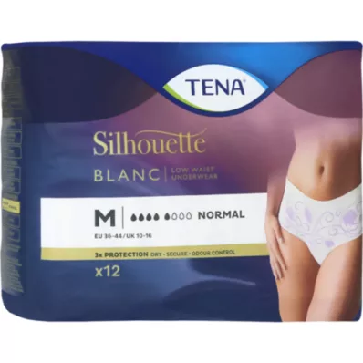 TENA SILHOUETTE normāls M blanc, 12 gab