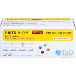 FERRO AIWA 100 mg apvalkotās tabletes, 50 gab