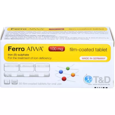 FERRO AIWA 100 mg apvalkotās tabletes, 50 gab