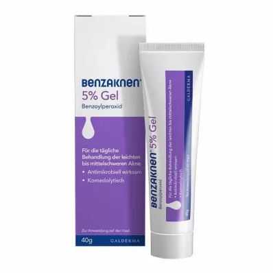Benzaknen® 5% gēls vieglām vai vidēji smagām pūtītēm, 40 g Benzaknen® 5% gēls vieglām vai vidēji smagām pūtītēm, 40 g