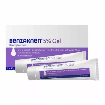 BENZAKNEN 5% gēls, 2X40 g