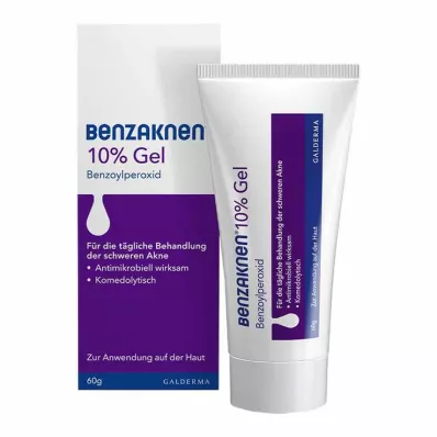 Benzaknen® 10% gēls vidēji smagām un smagām pūtītēm, 60 g Benzaknen® 10% gēls vidēji smagām un smagām pūtītēm, 60 g