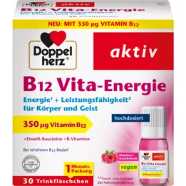 DOPPELHERZ B12 Vita-Energie dzeramās ampulas, 30 gab