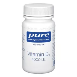 PURE ENCAPSULATIONS D3 vitamīns 4000 I.U. kapsulas, 60 kapsulas