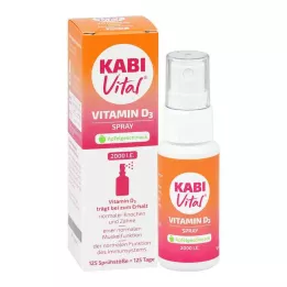 KABIVITAL 2000 I.U. D3 aerosols ar ābolu garšu, 25 ml